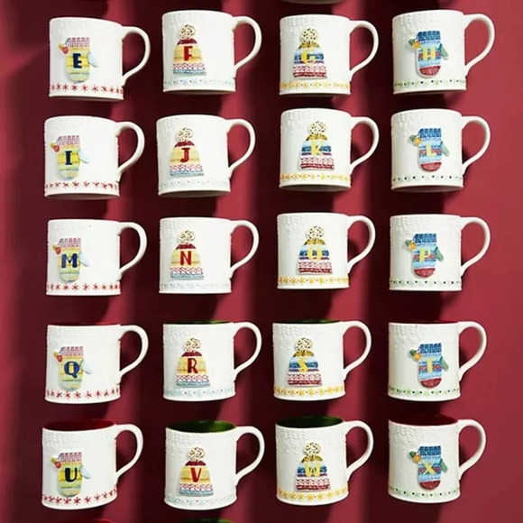 Anthropologie Bundle Up Monogram Mug "B" - Picture 4 of 4